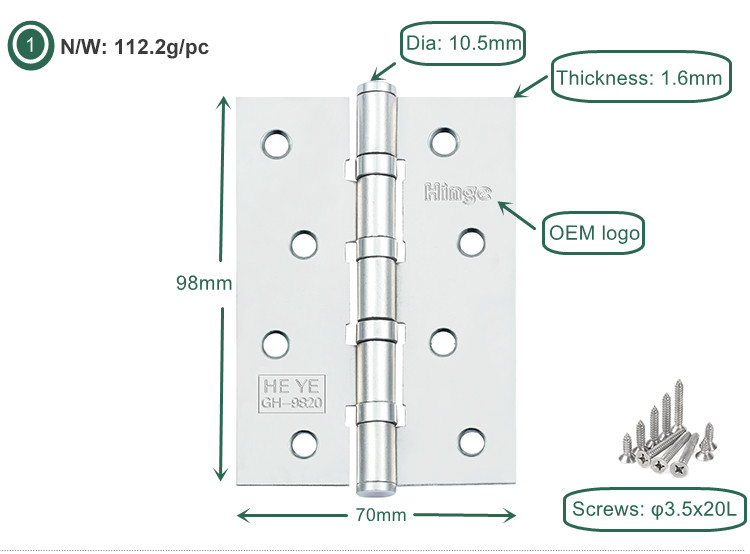 door hinge вес и размер,