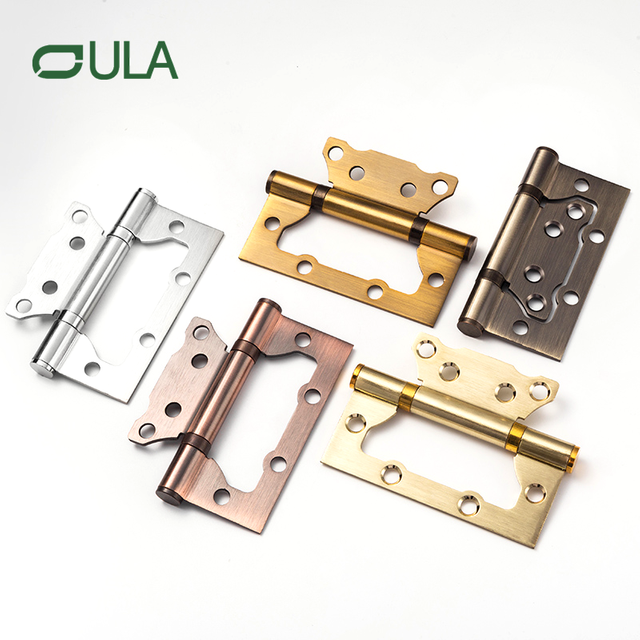 OEM -производитель поставщика индивидуальная шарнир 2BB Flush и 4BB Door Hyge для деревянной двери современный железо дизайн