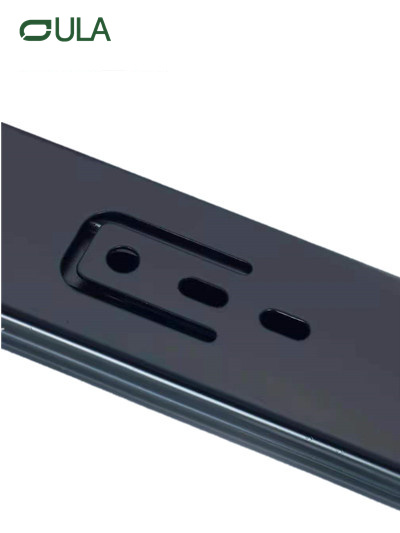 Современные 45 -мм черные стальные выдвижные стекла с железным шариковым подшипником для кухни и спортивной мебели