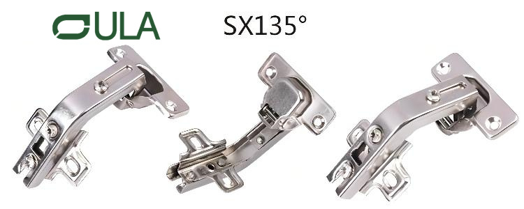 Производитель OEM Специальный дизайн мебель шарниры 135 Открытая степень тяжелый кухонный шкаф шкаф шкаф