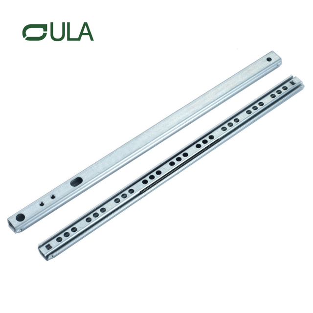 Профессиональное производство 2 Слайда складных ящиков 17 мм слабые телескопические выдвижные ящики канала