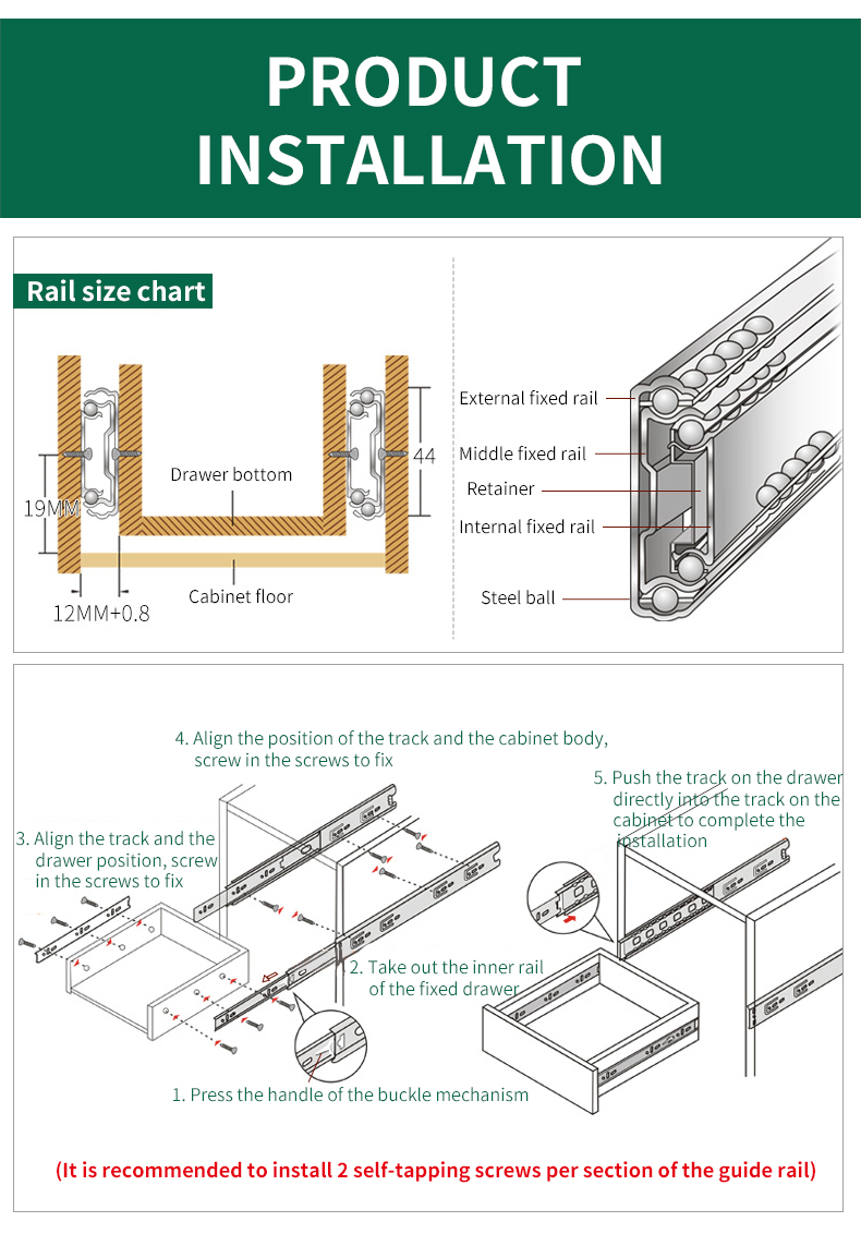 Руководство по использованию слайдов и петли ящиков: установка, техническое обслуживание и лучшие практики
