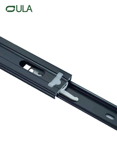 Современные 45 -мм черные стальные выдвижные стекла с железным шариковым подшипником для кухни и спортивной мебели