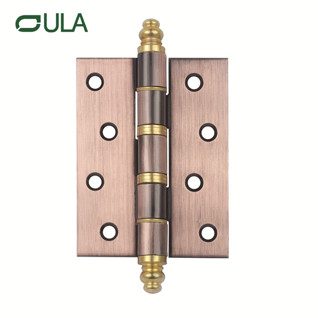 Антикварная медь 4 -дюймовая голова головы Big Crown Head Barge Hearing Hinge Modern Design Iron Windo