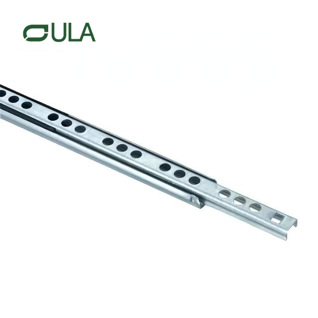 Фабрика высококачественных цинковых 17 -мм телескопического канала мини -выдвижной ящик для слайд -бегуна.