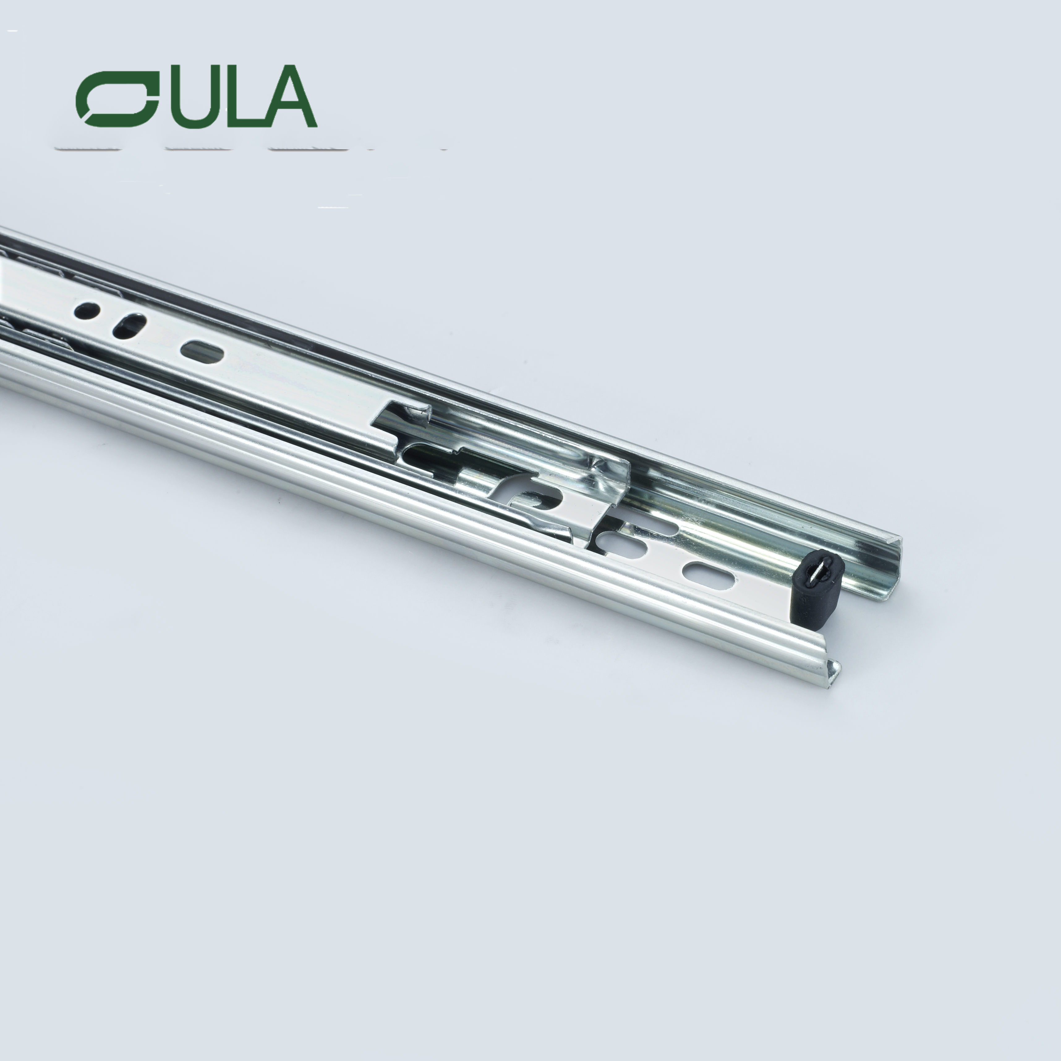  Фабричные современные 3-кратные высококачественные направляющие полного выдвижения с цинковой отделкой на шарикоподшипниках 