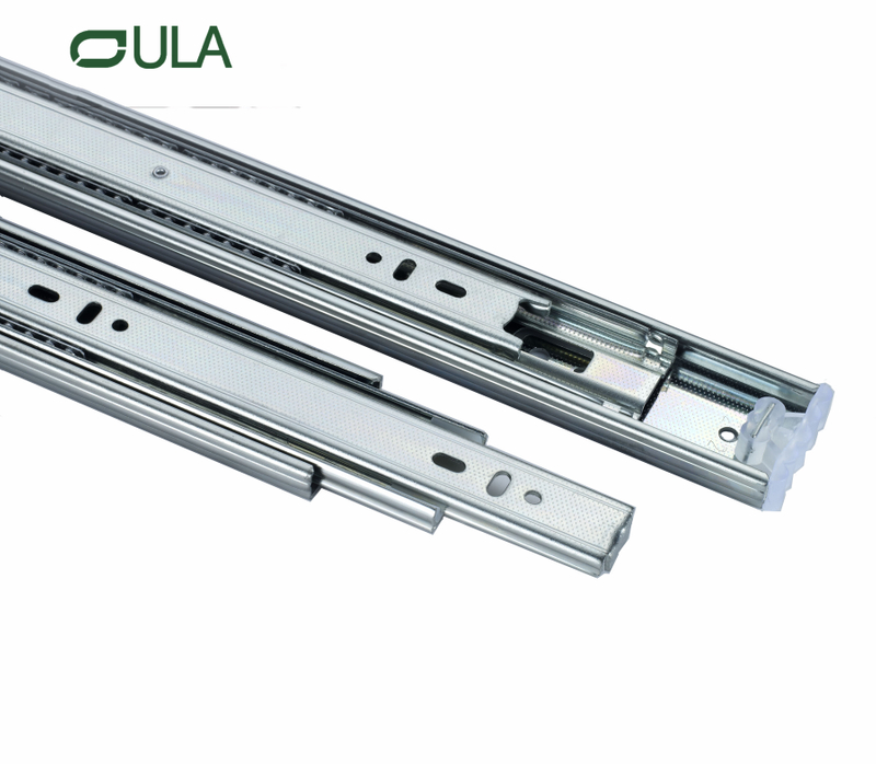 45 мм Профессиональное производство Тройное удлинительное ящик Слайд Риал Цинк -пунктирный ящик мебели слайды