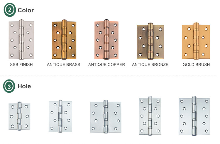 цвет и отверстие 
