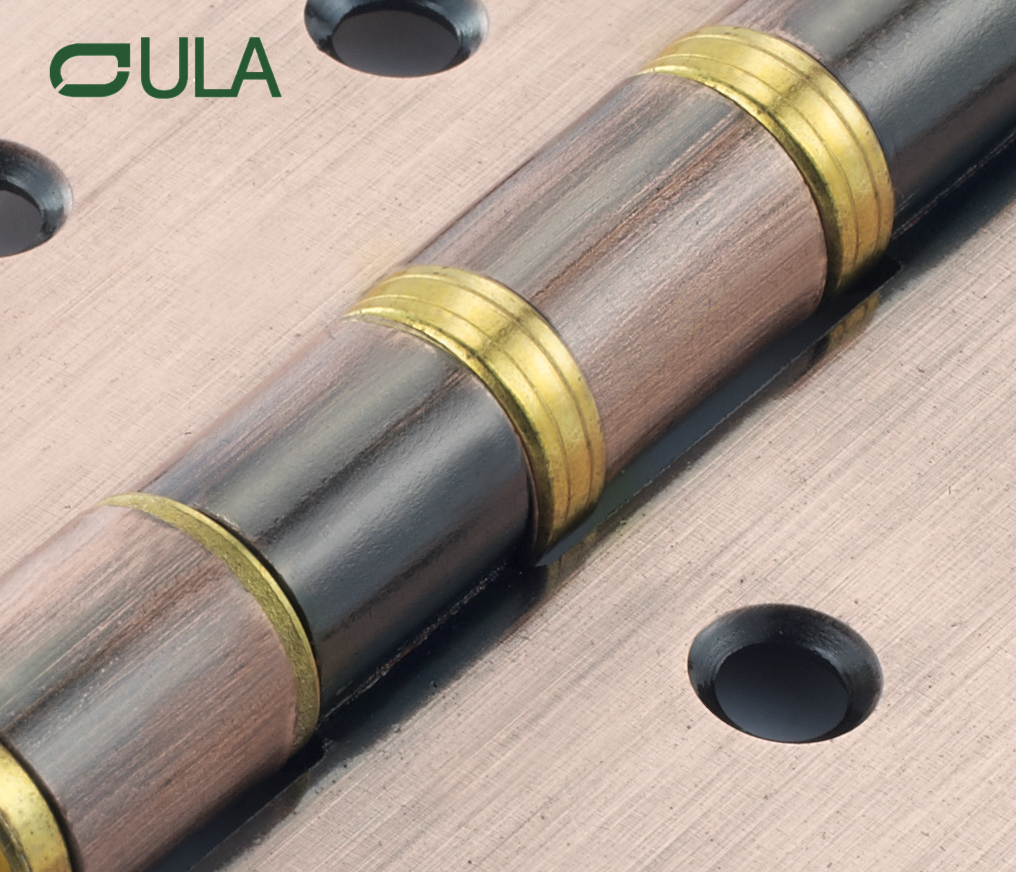 Антикварная медь 4 -дюймовая голова головы Big Crown Head Barge Hearing Hinge Modern Design Iron Windo
