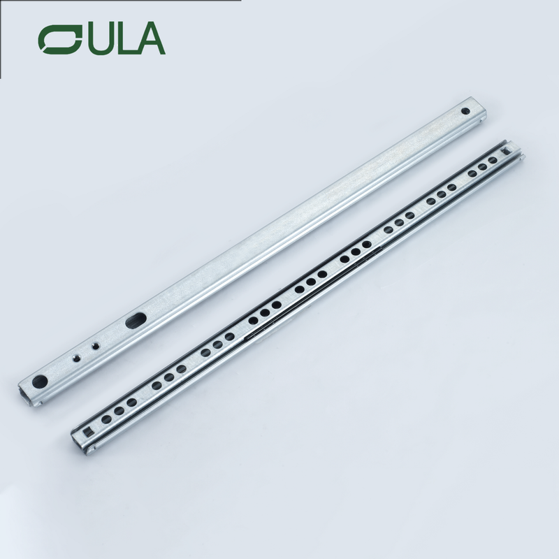 Фабрика высококачественных цинковых 17 -мм телескопического канала мини -выдвижной ящик для слайд -бегуна.