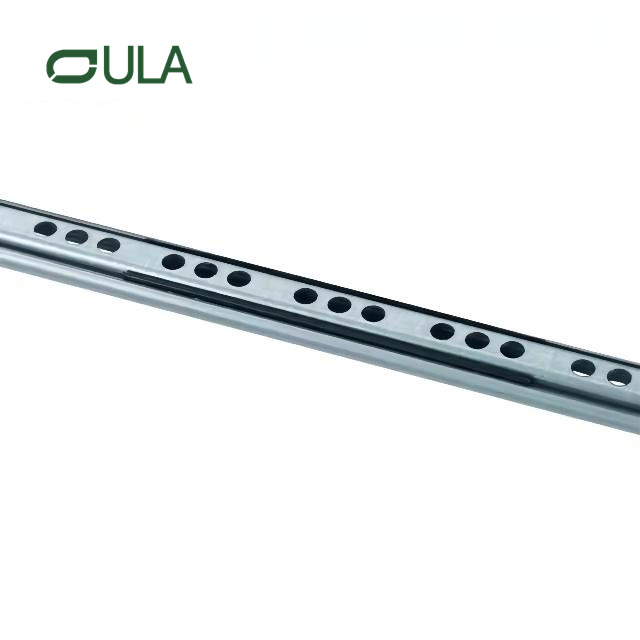 Фабрика высококачественных цинковых 17 -мм телескопического канала мини -выдвижной ящик для слайд -бегуна.