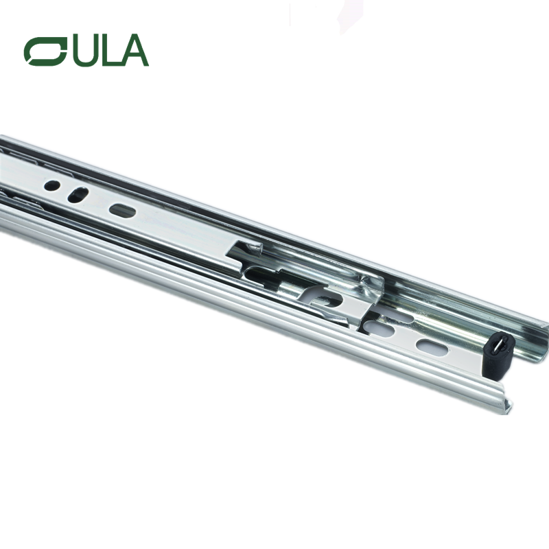  Фабричные современные 3-кратные высококачественные направляющие полного выдвижения с цинковой отделкой на шарикоподшипниках 