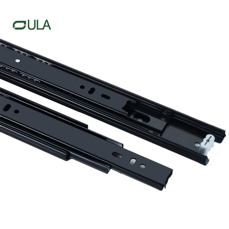 Заводская высококачественная 45-миллиметровая кухонная шкафа для кухонного шкафа в 3-кратный железной ящик с черной отделкой для оборудования для мебели