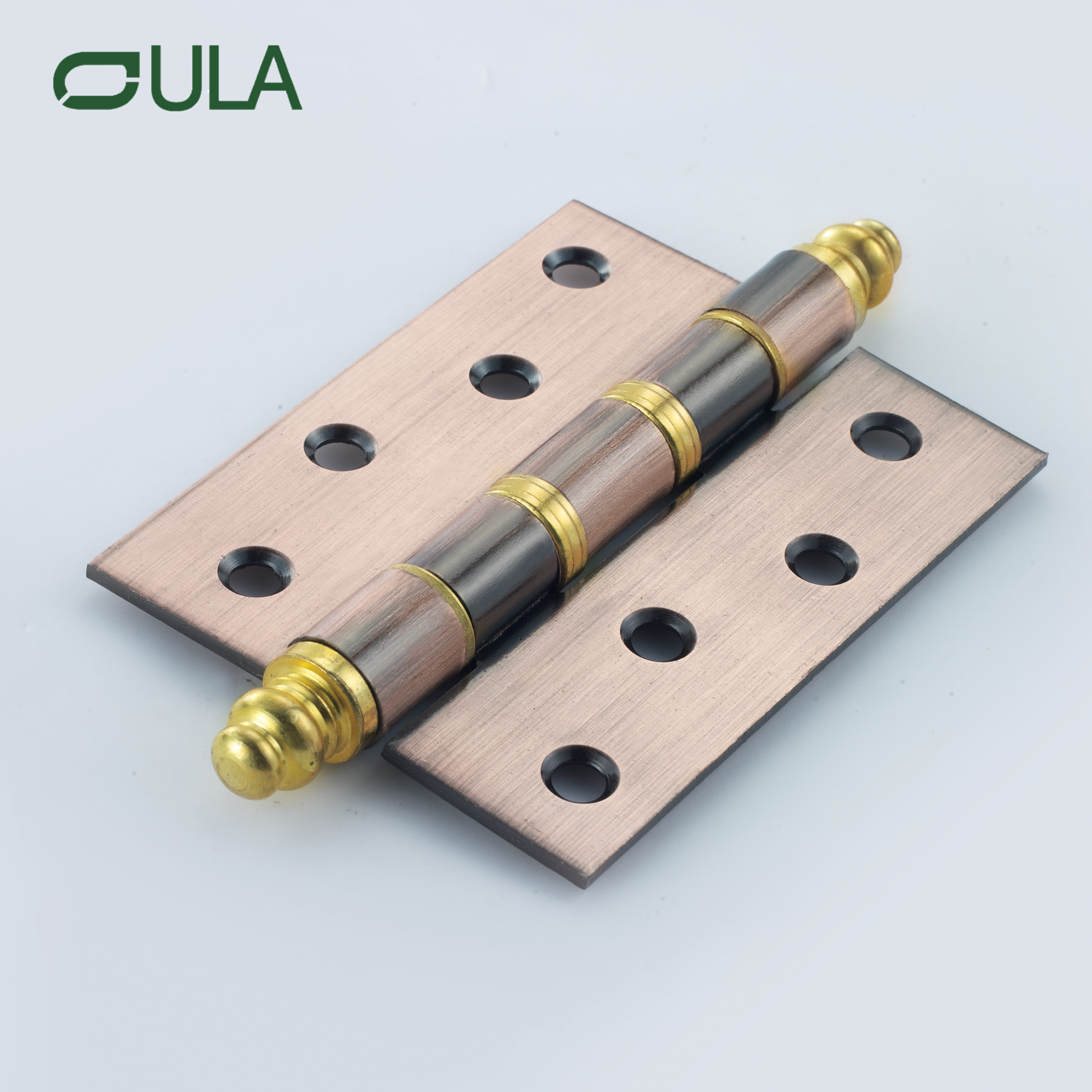 Антикварная медь 4 -дюймовая голова головы Big Crown Head Barge Hearing Hinge Modern Design Iron Windo